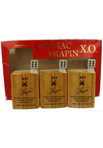 FRAPIN COGNAC xo 3 x 25cl 40 % 3 ceramic decanter - Products