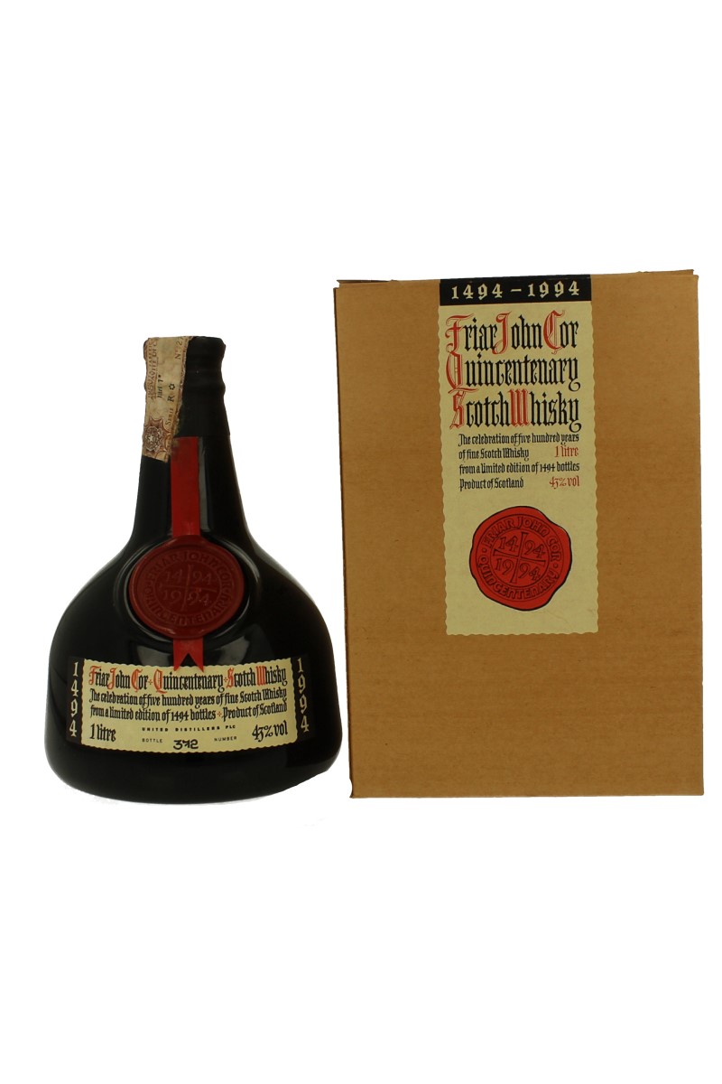 Friar John Blended Scotch Whisky BOTTLED IN THE 80'S/90'S 100cl 43