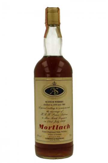 full series Royal Marriage Andrew and Sarah 1959-1960 75cl 40% Gordon MacPhail  - 6 bottles -glendronach-linkwood-glen grant-mortlach-pride of -machphail's