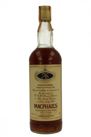 full series Royal Marriage Andrew and Sarah 1959-1960 75cl 40% Gordon MacPhail  - 6 bottles -glendronach-linkwood-glen grant-mortlach-pride of -machphail's