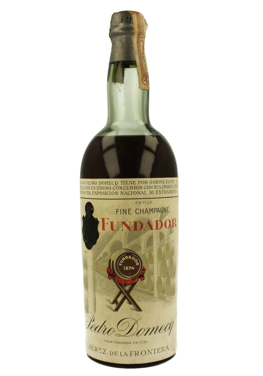 FUNDADOR Brandy Bot.50/60's 75cl 40 Pedro Domenq Products Whisky