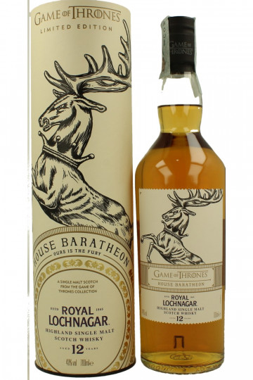 GAME OF THRONES Limited Bottling 6x70cl OB-series of 6 bottles - Lagavulin, Cardhu, Talisker, Clynelish, R. Lochnagar, Dalwhinnie, Glendullan, Oban