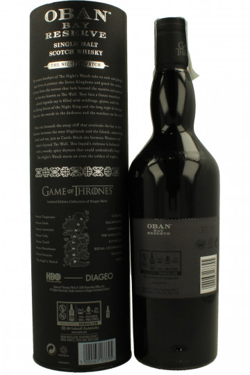 GAME OF THRONES Limited Bottling 6x70cl OB-series of 6 bottles - Lagavulin, Cardhu, Talisker, Clynelish, R. Lochnagar, Dalwhinnie, Glendullan, Oban