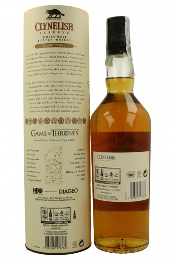 GAME OF THRONES Limited Bottling 70cl - Lagavulin, Cardhu, Talisker, Clynelish, R. Lochnagar, Dalwhinnie, Glendullan, Oban