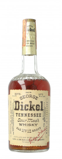 George Dickel Tennessee  Whiskey - Bot.60's or early 70's 75cl 45%