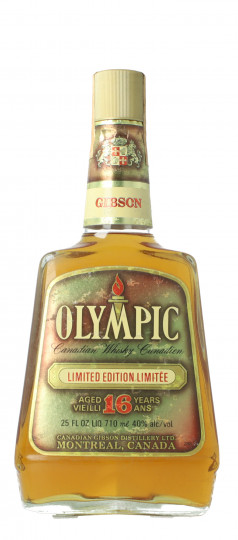 Gibson  CANADIAN Whiskey 16 year old 1968 71cl 40% Ob Montral Olimpic Games
