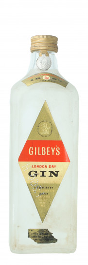 GILBEY'S London Dry Gin Bot 60/70's maybe 50's 75cl 46.2% - London Dry Gin