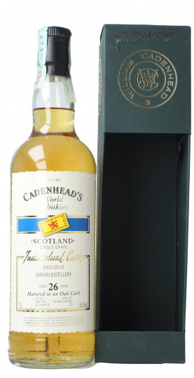 GIRVAN 26 years old bottled 2015 70cl 56.6% Cadenhead's - World Whiskies