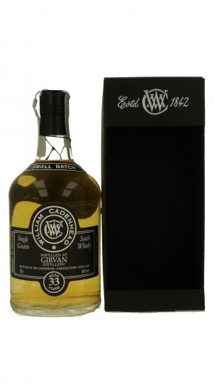 GIRVAN 33 Years Old 1979 2013 70cl 46% Cadenhead's - Small Batch