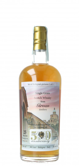 Girvan Grain Scotch Whisky 25  year old 1991 2017 70cl 50.4% Kik Bar Bologna