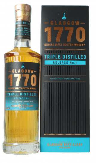 Glasgow Distillery Scotch Whisky 2019 edition 50cl 46% OB-triple distilled