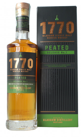 Glasgow Distillery Scotch Whisky 50cl 46% OB  Peated