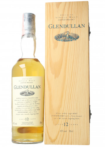 Gledullan Speyside Scotch Whisky 12 Year Old 70cl 43% Ob-Flora & fauna wooden box