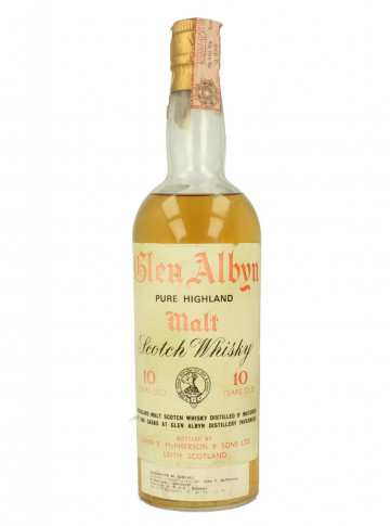 GLEN ALBYN 10yo Bot.60's 43% OB - D. & G. Imp.