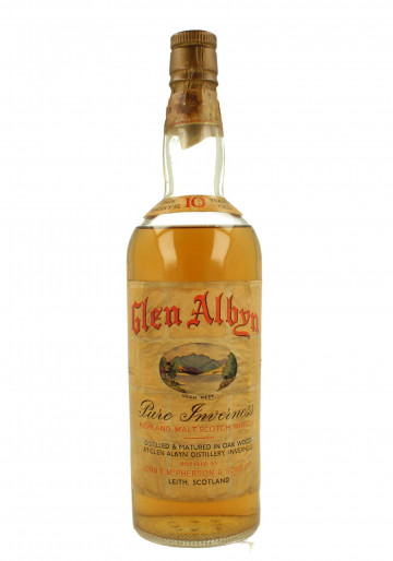 GLEN ALBYN Pure Highland Malt 10yo - Bot. in The 70's 75cl 43% OB LOW LEVEL