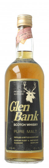 Glen Blank pure malt Scotch Whisky 12 Year old 1965 73cl 40%