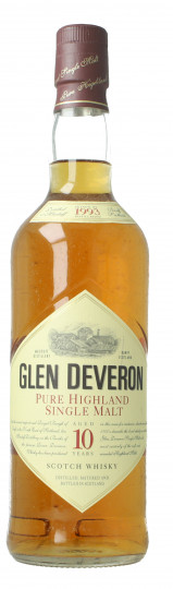 Glen Deveron  Highland Scotch Whisky 10 year old 1993 70cl 40%