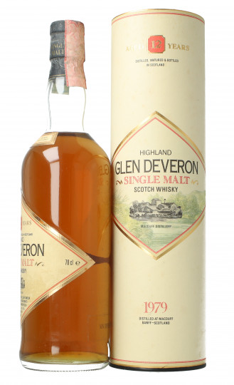 Glen Deveron  Highland Scotch Whisky 12 year old 1979 70cl 40%