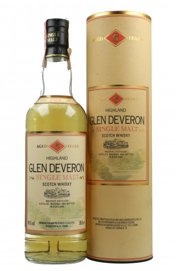 GLEN DEVERON Highland Single Malt whisky 5 year old 1988 70cl 40% MACDUFF