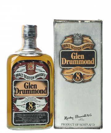 Glen drummond  Blended Scotch Whisky 8  Years old - Bot. in The 70's 75cl 43% OB