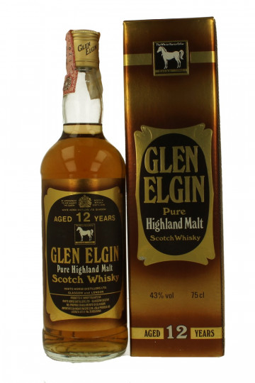 GLEN ELGIN 12 Years Old Bot.80's 75cl 43% OB