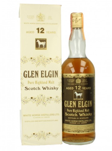 GLEN ELGIN 12yo Bot.80's  75cl 43% OB  - White Horse Distillers