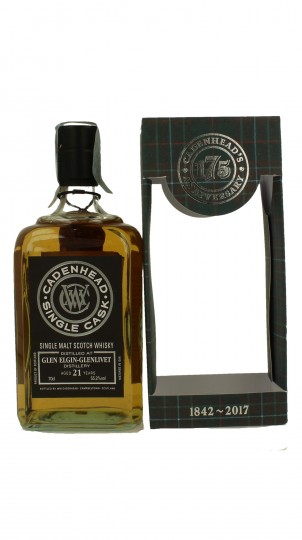 GLEN ELGIN 21 years old 1995 2017 70cl 55.2% Cadenhead's - Small Batch