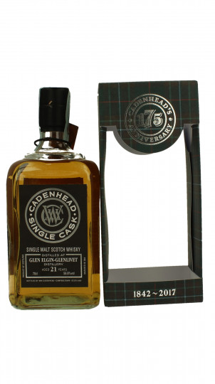 GLEN ELGIN 21 years old 1995 2017 70cl 56.8% Cadenhead's - Small Batch