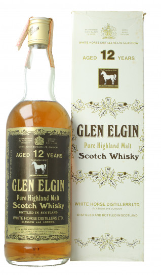 GLEN ELGIN Speyside Scotch Whisky 12 year old - Bot.70's-80's 75cl 43%