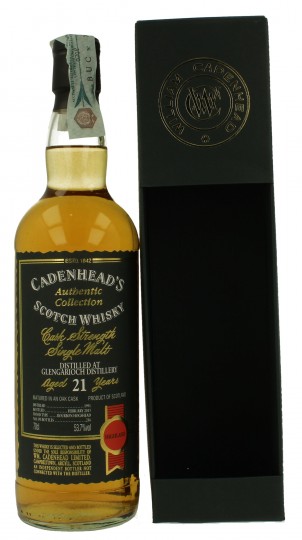 GLEN GARIOCH 21 years old 1991 2013 70cl 53.7% Cadenhead's - Authentic Collection