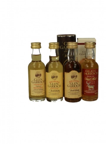 GLEN GARIOCH 4x 5cl 4 RARE MINIAUTURES