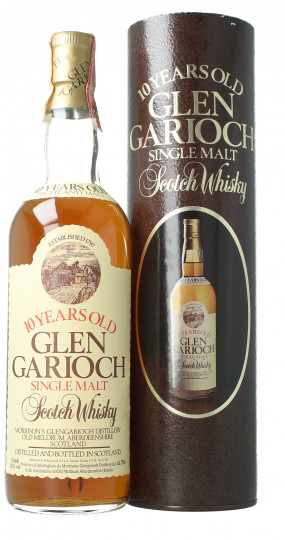 GLEN GARIOCH Highland Malt Scotch Whisky 10 year old - Bot. in The 80's 75cl 43% OB  -