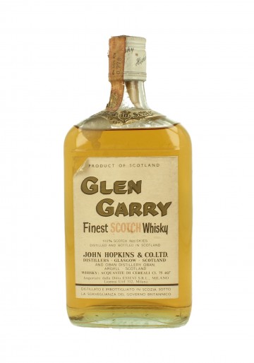 GLEN GARRY- Oban Distillery Bot.70's 40% John Hopkins & Co. - Blended