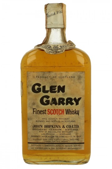 GLEN GARRY ST Magdalene Distillery Bot.70's 75cl 43% John Hopkins & Co. - Blended
