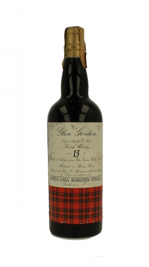 GLEN GORDON 15 years old Bot 80's 75cl 40% Sestante  -Marchesi Spinola