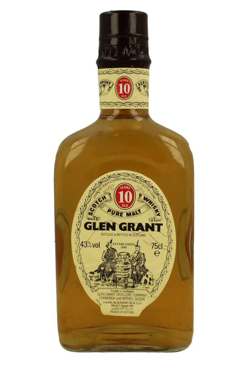 GLEN GRANT 10yo Bot.1980's 75cl 43% - Products - Whisky Antique