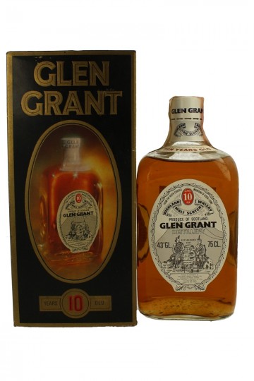 GLEN GRANT 10yo Bot. 70/80's 75cl 43% OB Bottle propriety of private collector for sale