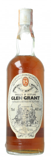 GLEN GRANT 15 Years Old - Bot.70's-80's 75cl 40% Gordon MacPhail  -