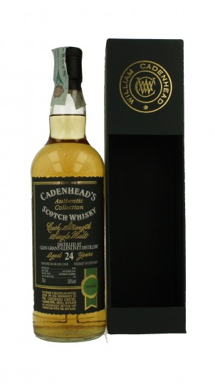 GLEN GRANT 24 years old 1989 2013 70cl 58% Cadenhead's - Authentic Collection