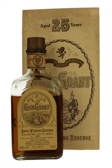 GLEN GRANT 25yo 75cl 40% Royal Wedding Reserve-Low - Products