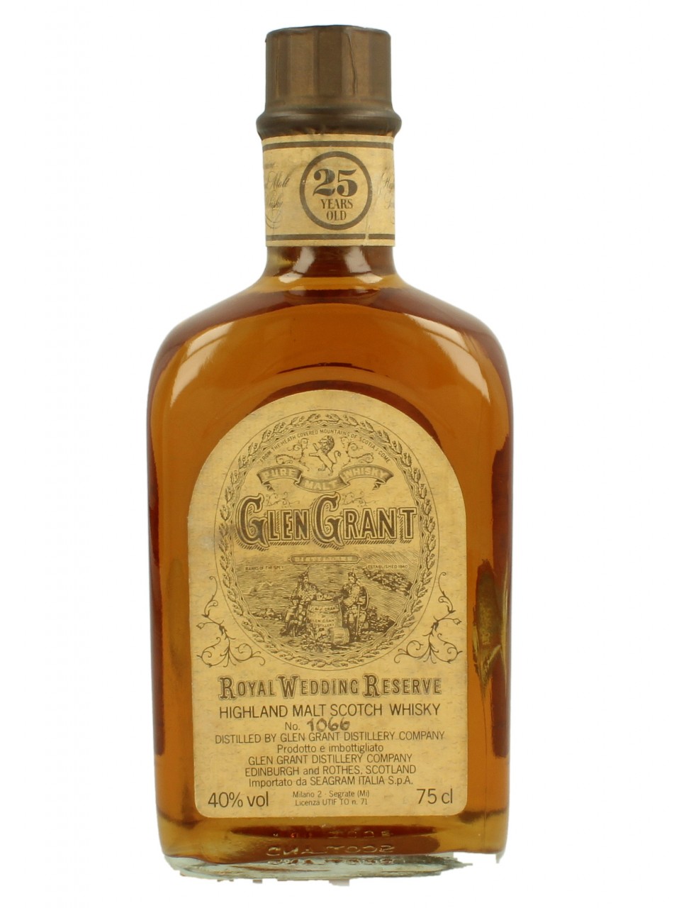 GLEN GRANT 25yo Bot.1977 75cl 40% OB - Royal Wedding Reserve