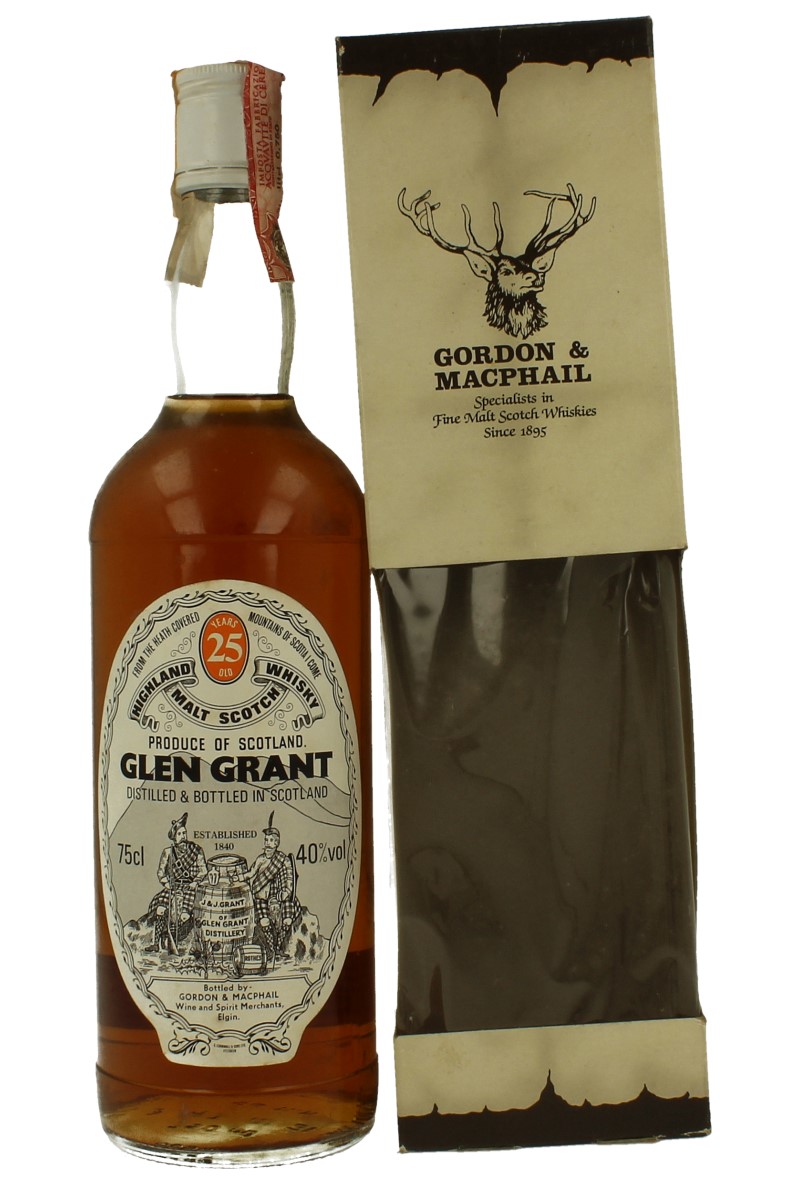 GLEN GRANT 25yo Bot.80's 75cl 40% Gordon MacPhail - Products