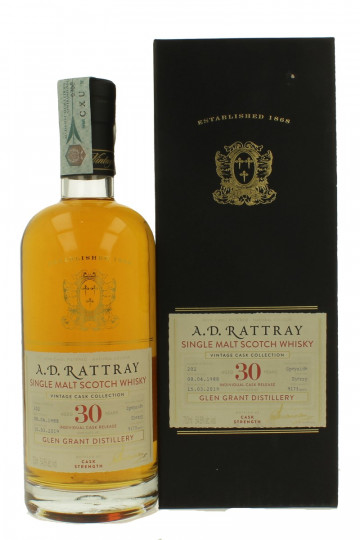 GLEN GRANT 30 Years Old 1988 2019 70cl 54.8% A.D Rattray - Cask 9173