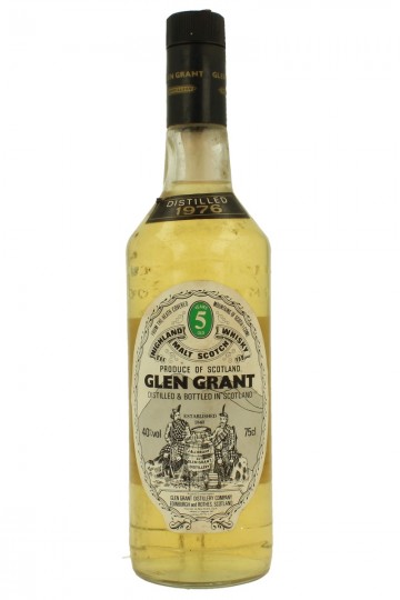 GLEN GRANT 5 years old 1976 75cl 40% OB-