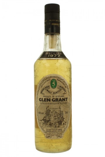 GLEN GRANT 5 years old 1977 75cl 40% OB- low level