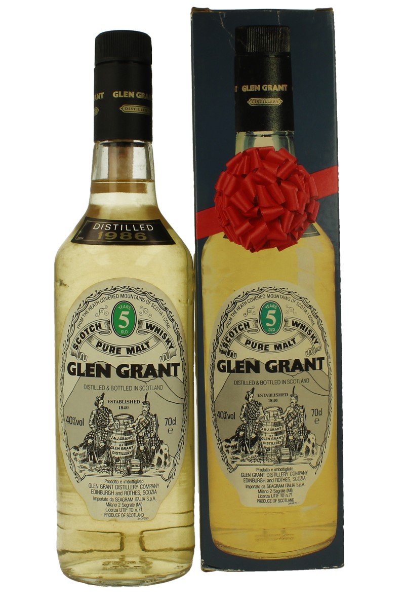 GLEN GRANT 5 years old 1986 70cl 40% - Products - Whisky Antique