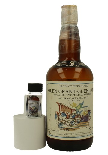 GLEN GRANT 9yo 1969 1979 2cl 80°Proof SAMAROLI Very rare sample 2 cl