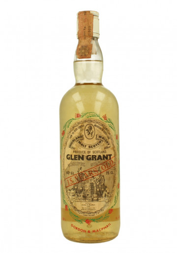 Glen Grant Speyside  Scotch Whisky 15yo Bot.early 70's 40% Gordon MacPhail  - Giovinetti Imp.