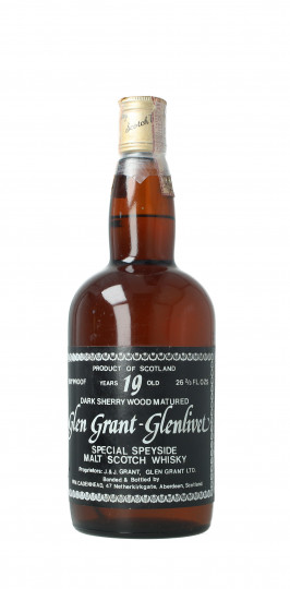 Glen Grant  Speyside Scotch Whisky 19 Year old - Bot. in The 70's 75cl 80°Proof Cadenhead - Dumpy