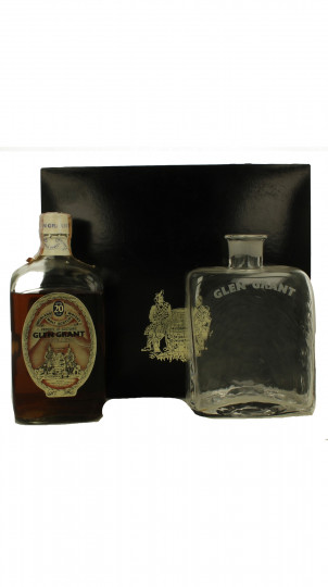 Glen Grant Speyside  Scotch Whisky 20yo Bot.70's 43% OB Low Level with Decanter